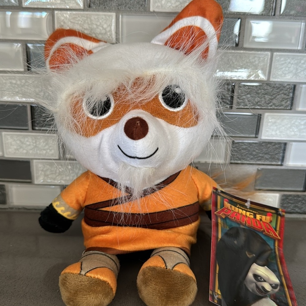 Kung Fu Panda PO TIGRESS SHIFU Sitting Plush Set Of 3 / DreamWorks / BRAND NEW - Picture 2 of 16